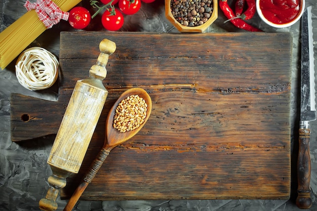 Ingredients and utensils